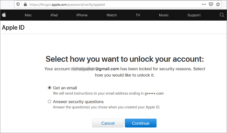 选项恢复苹果密码通过浏览器