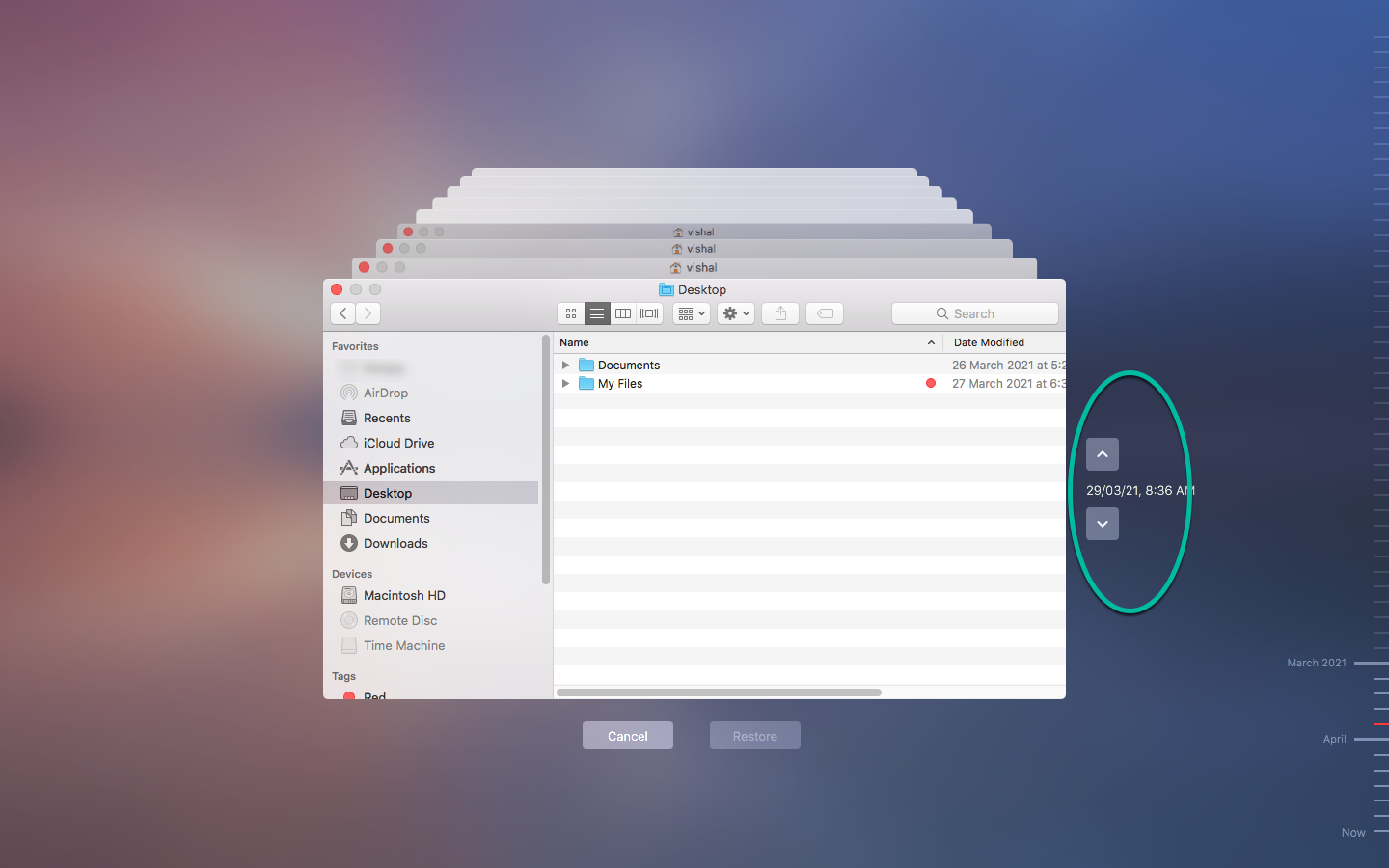 Press Up /Down Arrow Button