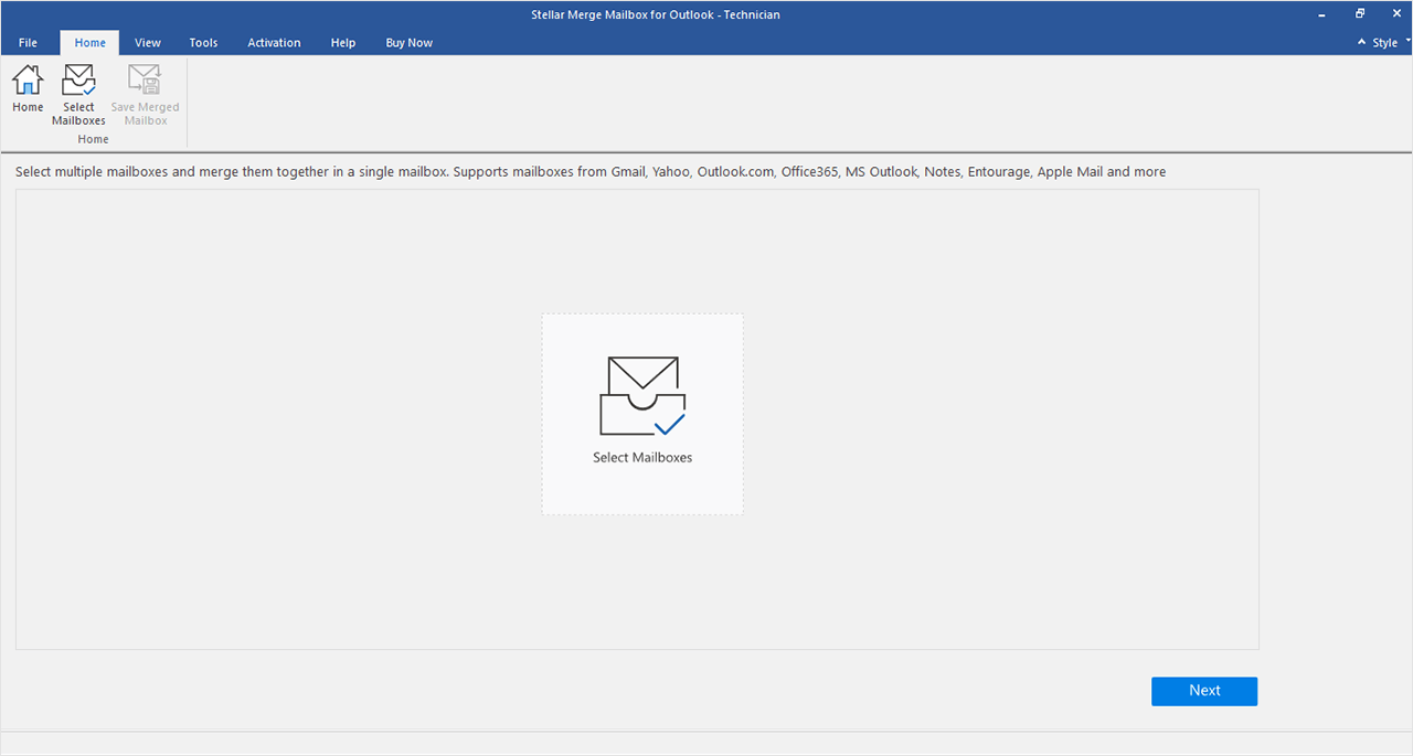 恒星合并邮箱的Outlook技术员