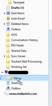 Gmail文件夹在雷鸟